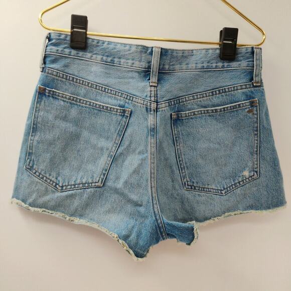 Madewell Relaxed Denim Shorts in Renfield Wash: Destructed Edition high waisted - Picture 13 of 16